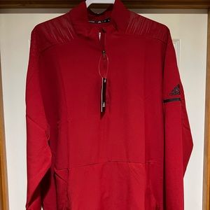 Adidas L/S 1/4 Zip - 655TA - Sz XL